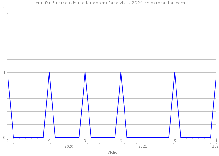 Jennifer Binsted (United Kingdom) Page visits 2024 