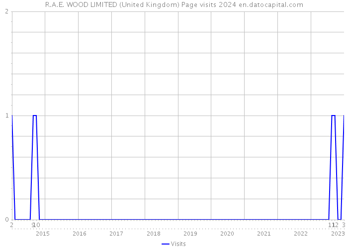 R.A.E. WOOD LIMITED (United Kingdom) Page visits 2024 