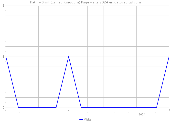 Kathry Shirt (United Kingdom) Page visits 2024 