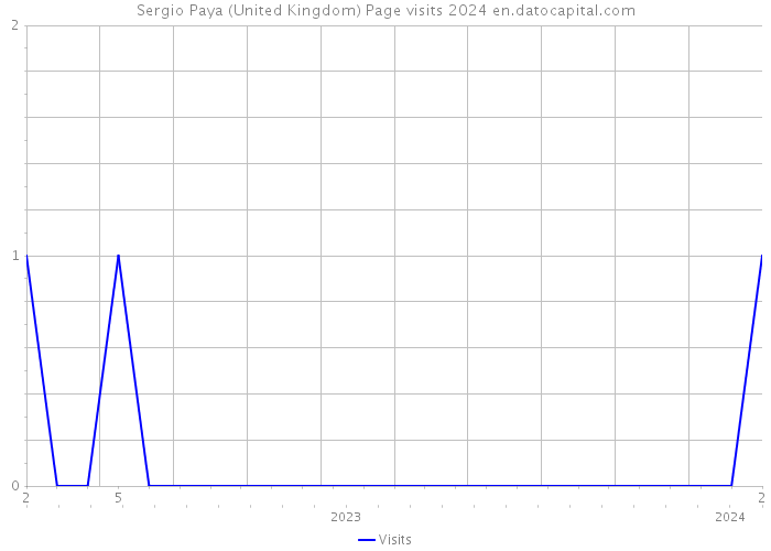 Sergio Paya (United Kingdom) Page visits 2024 