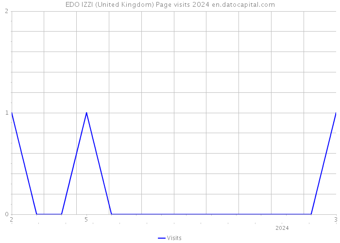 EDO IZZI (United Kingdom) Page visits 2024 
