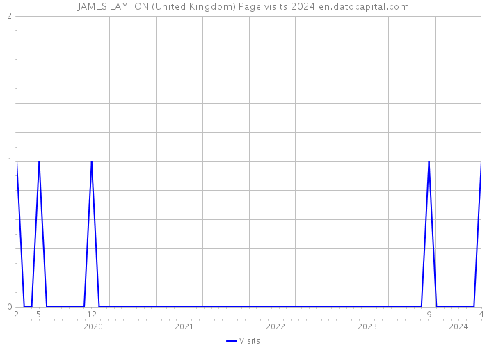 JAMES LAYTON (United Kingdom) Page visits 2024 