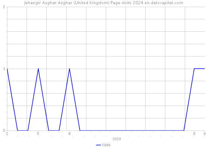 Jehangir Asghar Asghar (United Kingdom) Page visits 2024 