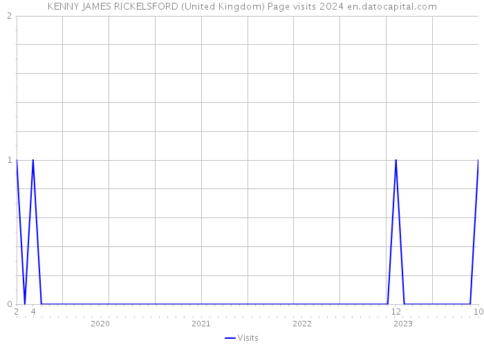 KENNY JAMES RICKELSFORD (United Kingdom) Page visits 2024 