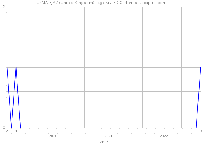 UZMA EJAZ (United Kingdom) Page visits 2024 