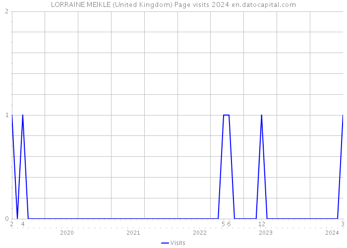 LORRAINE MEIKLE (United Kingdom) Page visits 2024 