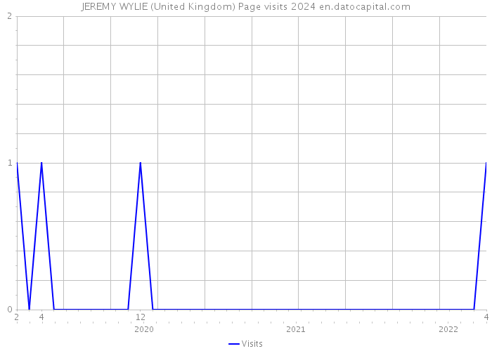 JEREMY WYLIE (United Kingdom) Page visits 2024 