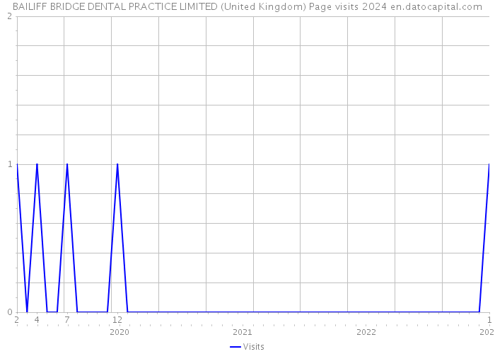BAILIFF BRIDGE DENTAL PRACTICE LIMITED (United Kingdom) Page visits 2024 