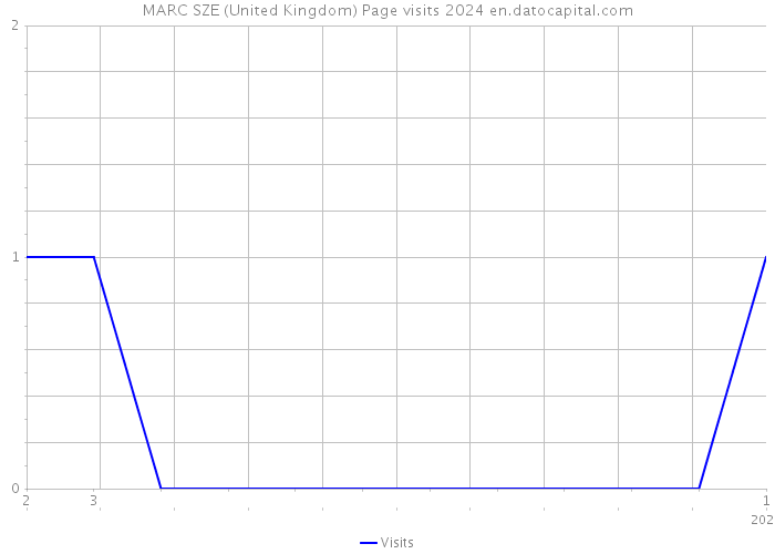 MARC SZE (United Kingdom) Page visits 2024 