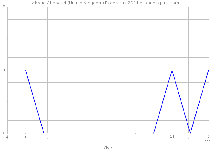 Aboud Al Aboud (United Kingdom) Page visits 2024 