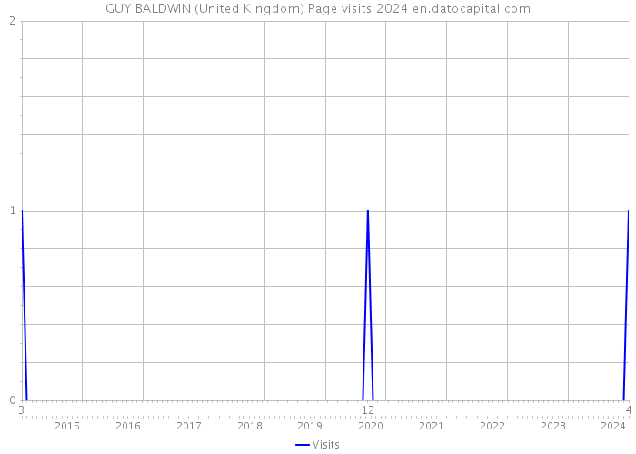 GUY BALDWIN (United Kingdom) Page visits 2024 