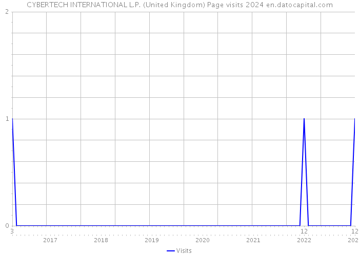 CYBERTECH INTERNATIONAL L.P. (United Kingdom) Page visits 2024 
