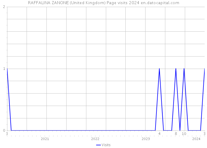 RAFFALINA ZANONE (United Kingdom) Page visits 2024 