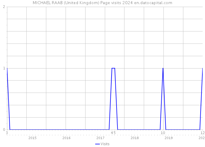 MICHAEL RAAB (United Kingdom) Page visits 2024 