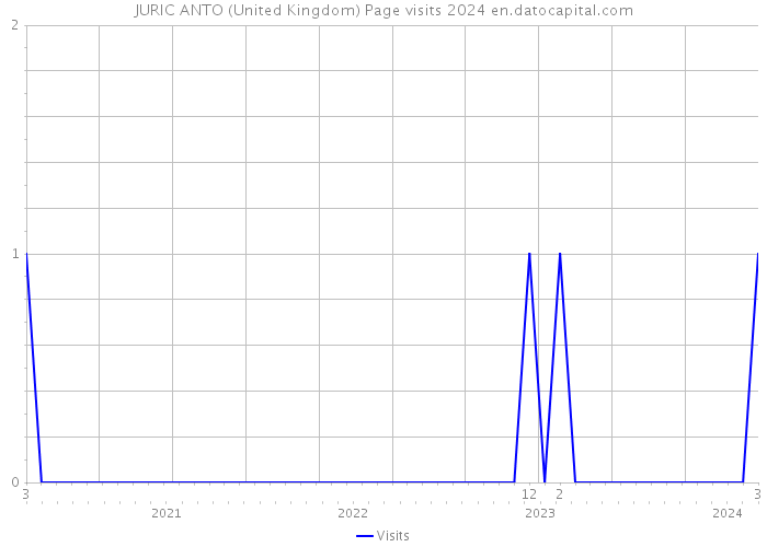 JURIC ANTO (United Kingdom) Page visits 2024 