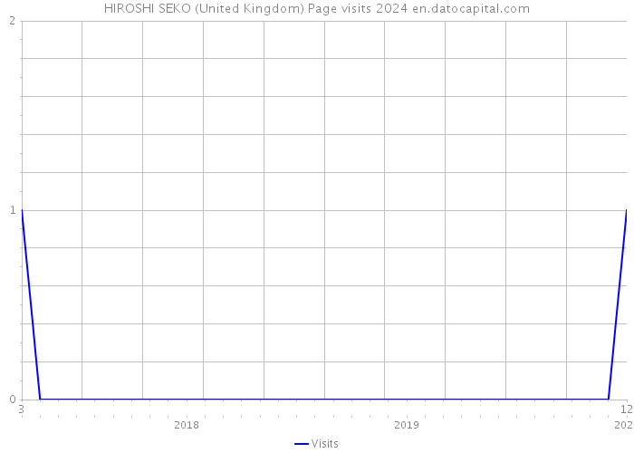 HIROSHI SEKO (United Kingdom) Page visits 2024 