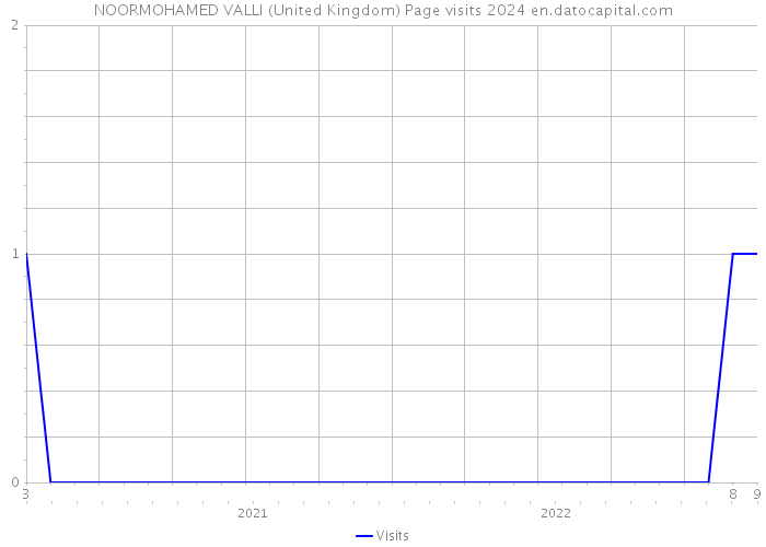 NOORMOHAMED VALLI (United Kingdom) Page visits 2024 