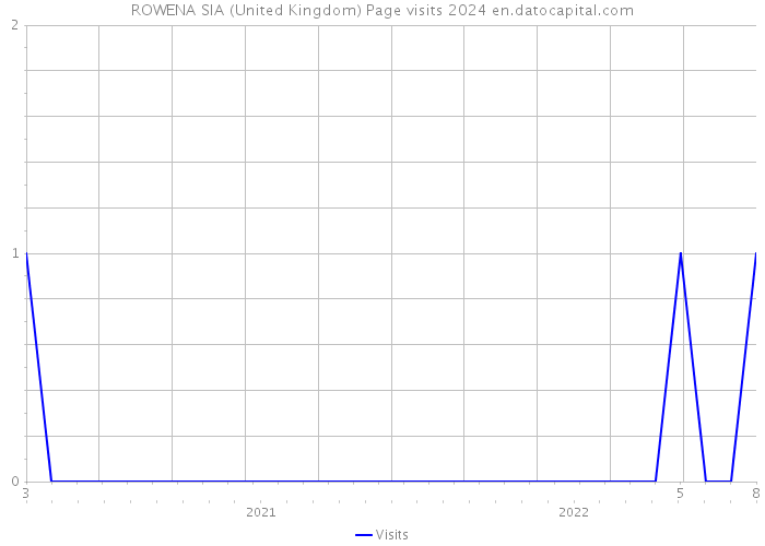 ROWENA SIA (United Kingdom) Page visits 2024 