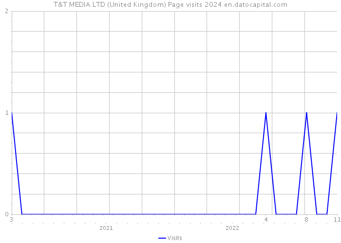 T&T MEDIA LTD (United Kingdom) Page visits 2024 