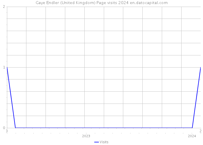 Gaye Endler (United Kingdom) Page visits 2024 