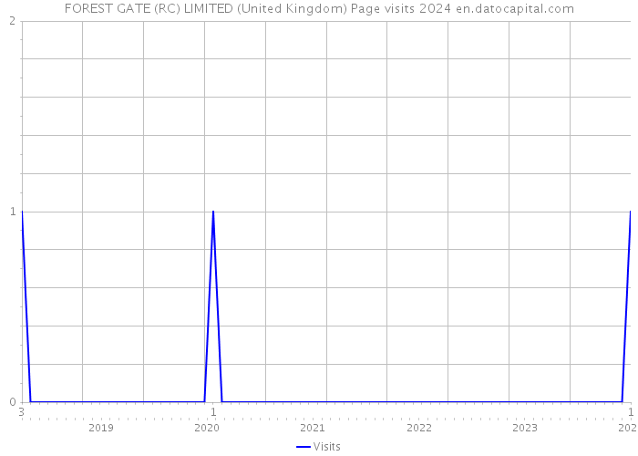 FOREST GATE (RC) LIMITED (United Kingdom) Page visits 2024 