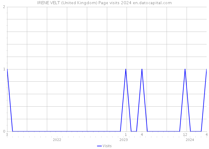 IRENE VELT (United Kingdom) Page visits 2024 