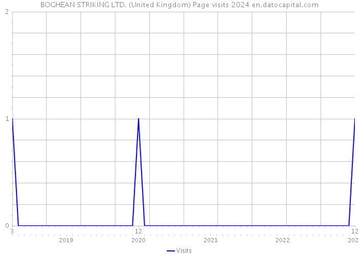 BOGHEAN STRIKING LTD. (United Kingdom) Page visits 2024 