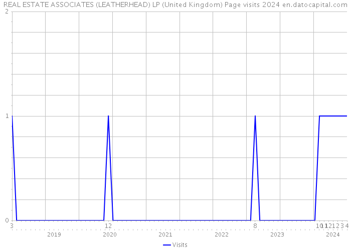 REAL ESTATE ASSOCIATES (LEATHERHEAD) LP (United Kingdom) Page visits 2024 