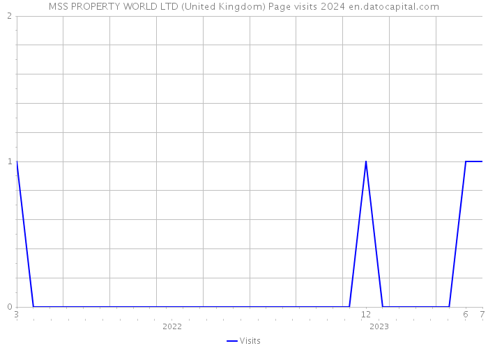 MSS PROPERTY WORLD LTD (United Kingdom) Page visits 2024 