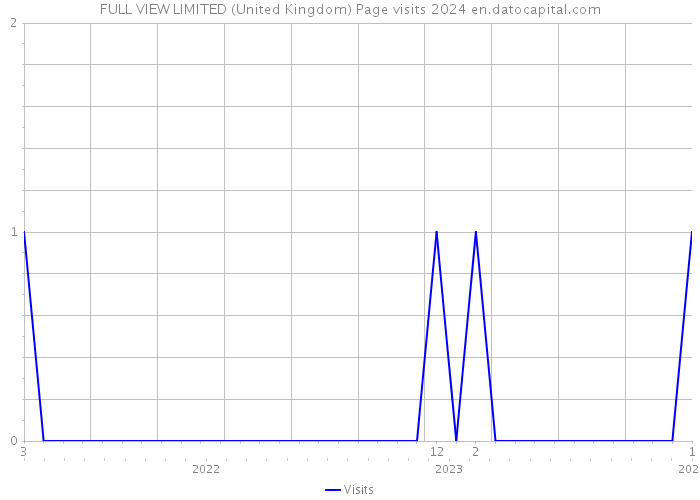FULL VIEW LIMITED (United Kingdom) Page visits 2024 