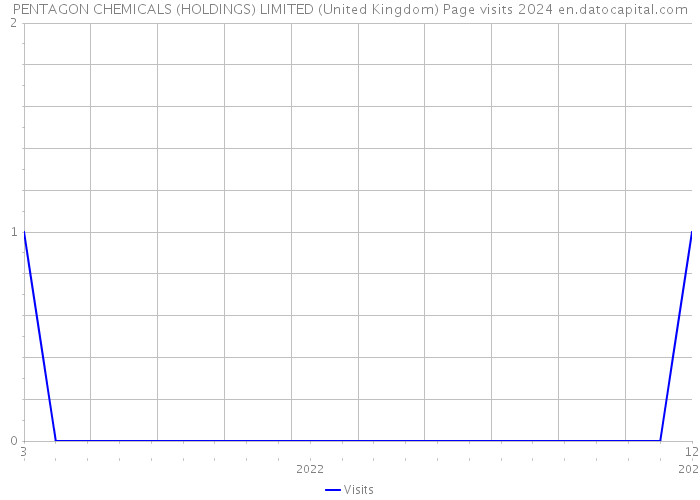 PENTAGON CHEMICALS (HOLDINGS) LIMITED (United Kingdom) Page visits 2024 