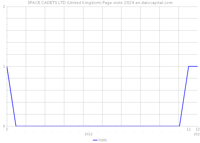 SPACE CADETS LTD (United Kingdom) Page visits 2024 