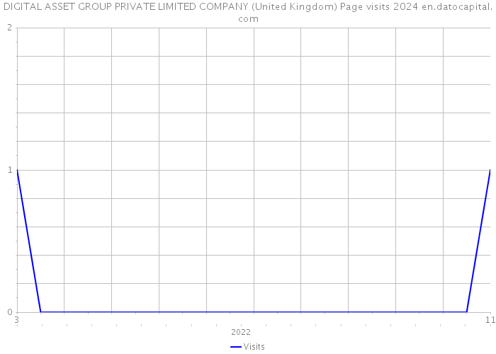 DIGITAL ASSET GROUP PRIVATE LIMITED COMPANY (United Kingdom) Page visits 2024 