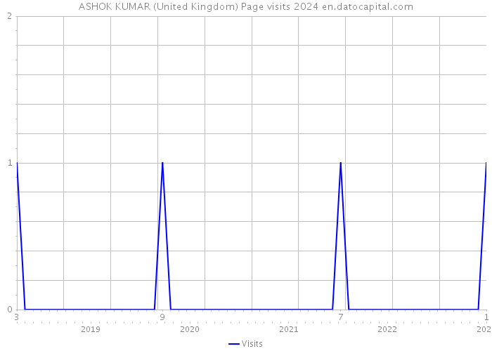 ASHOK KUMAR (United Kingdom) Page visits 2024 