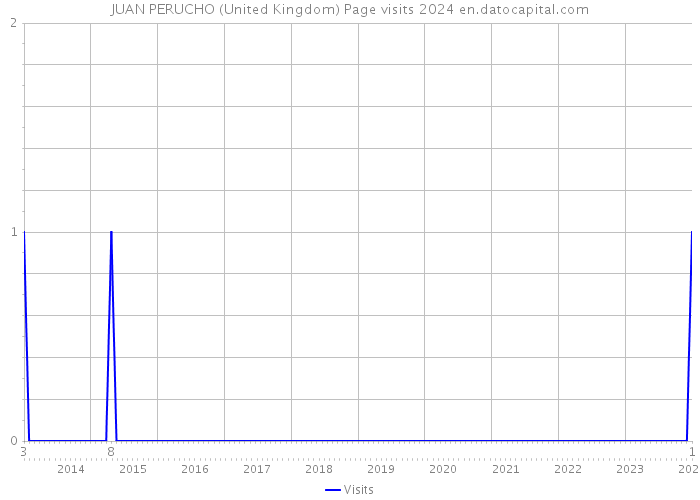 JUAN PERUCHO (United Kingdom) Page visits 2024 