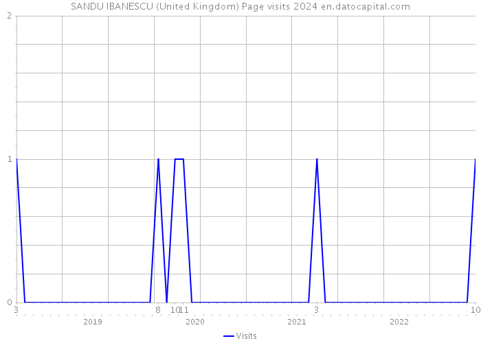 SANDU IBANESCU (United Kingdom) Page visits 2024 