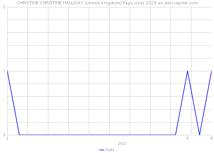 CHRISTINE CHRISTINE HALLIDAY (United Kingdom) Page visits 2024 