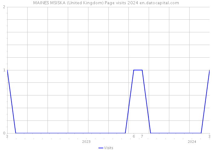 MAINES MSISKA (United Kingdom) Page visits 2024 