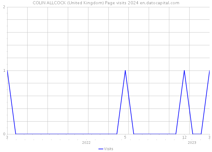 COLIN ALLCOCK (United Kingdom) Page visits 2024 