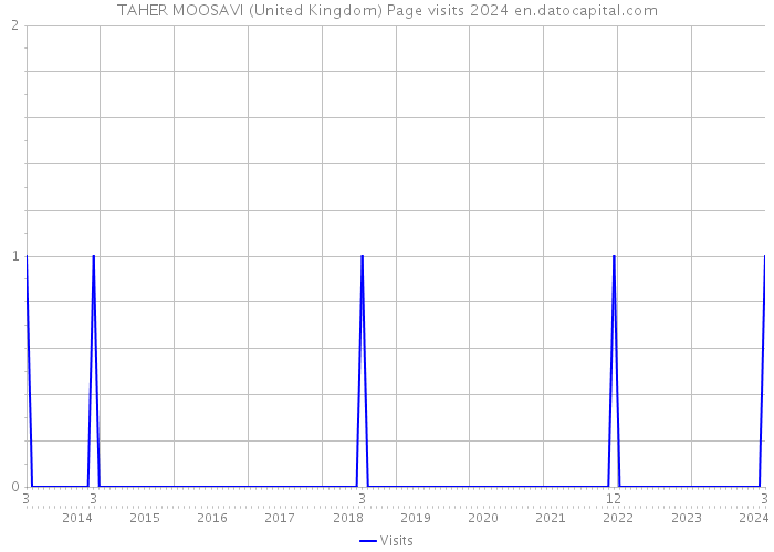 TAHER MOOSAVI (United Kingdom) Page visits 2024 