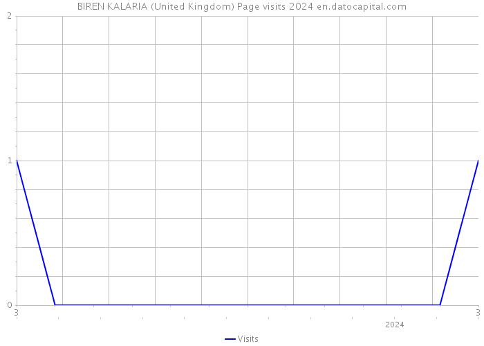 BIREN KALARIA (United Kingdom) Page visits 2024 