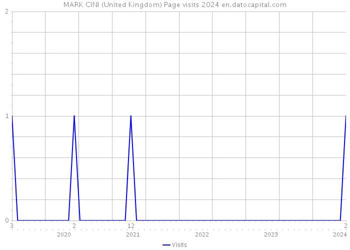 MARK CINI (United Kingdom) Page visits 2024 
