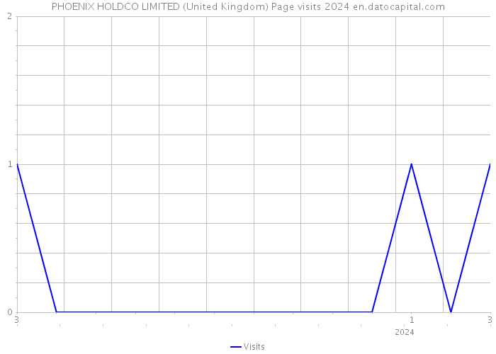 PHOENIX HOLDCO LIMITED (United Kingdom) Page visits 2024 