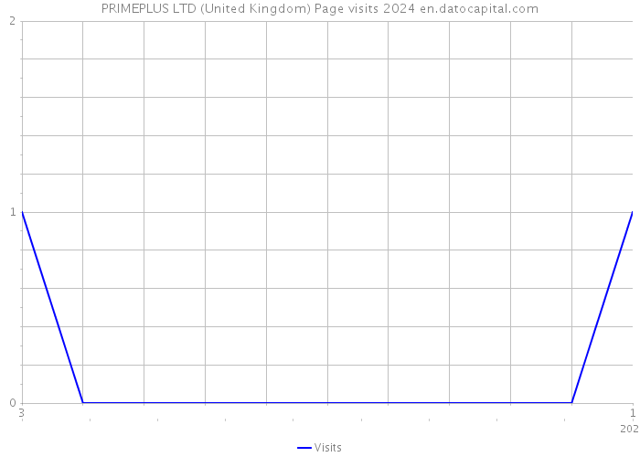 PRIMEPLUS LTD (United Kingdom) Page visits 2024 