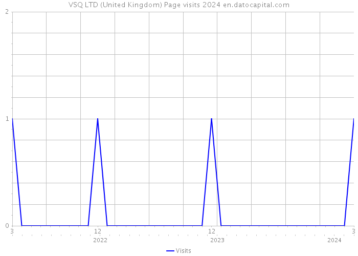 VSQ LTD (United Kingdom) Page visits 2024 