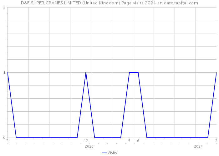 D&F SUPER CRANES LIMITED (United Kingdom) Page visits 2024 