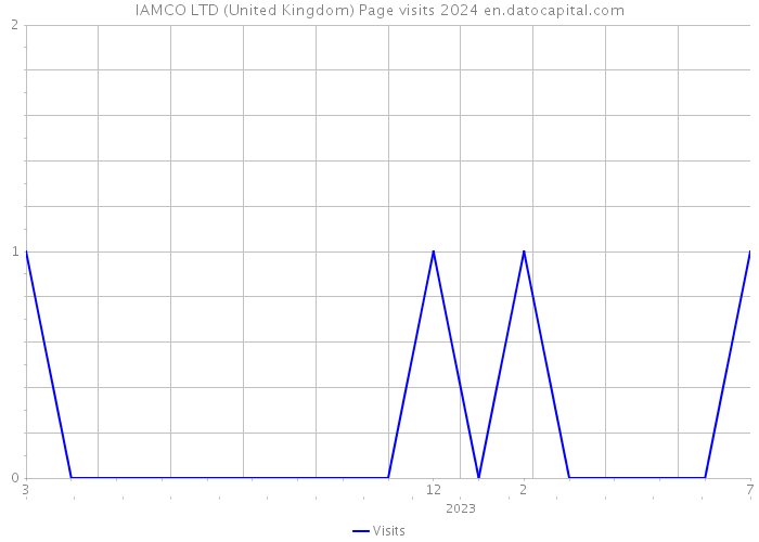 IAMCO LTD (United Kingdom) Page visits 2024 