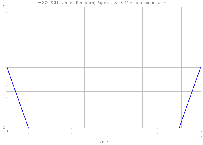 PEGGY POLL (United Kingdom) Page visits 2024 