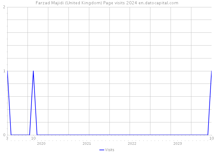 Farzad Majidi (United Kingdom) Page visits 2024 
