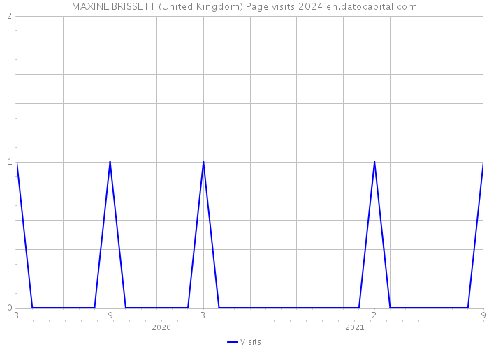 MAXINE BRISSETT (United Kingdom) Page visits 2024 